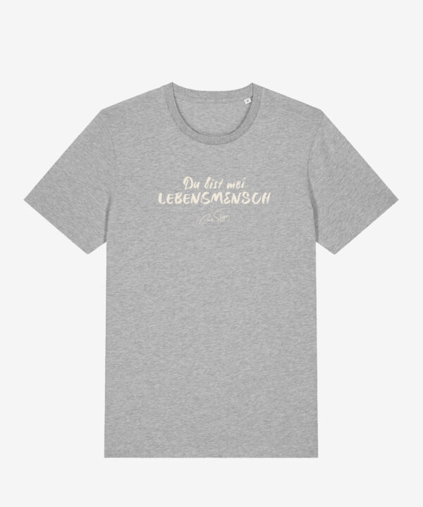 Du bist mei LEBENSMENSCH Unisex T-Shirt grey